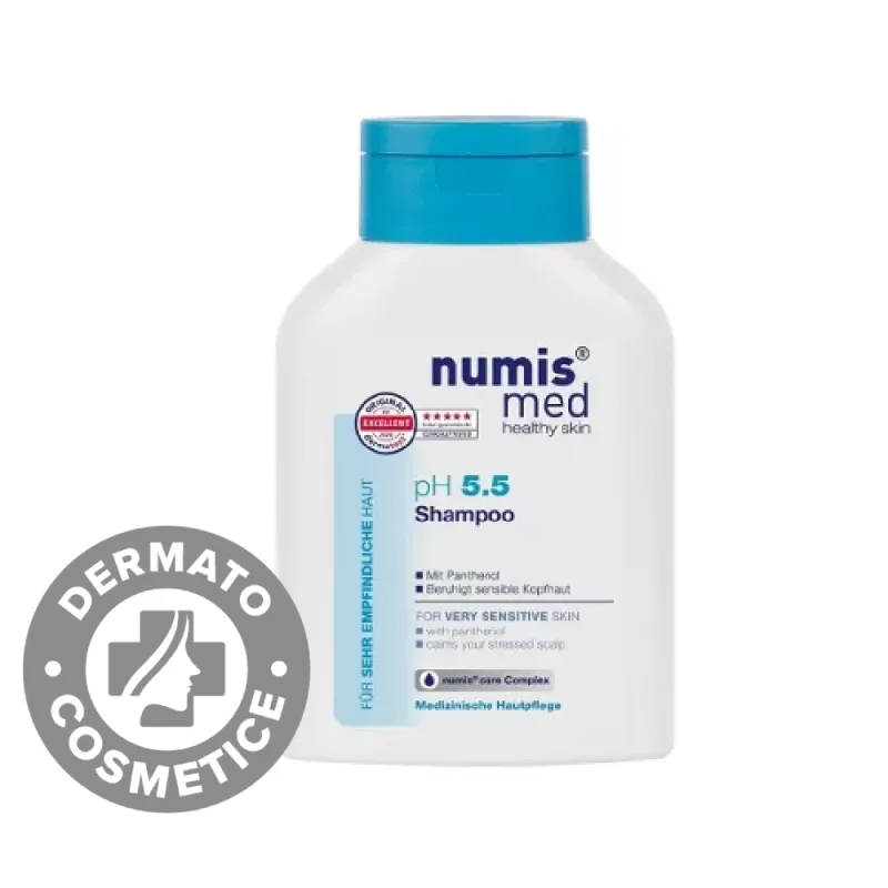 Sampon pentru utilizare zilnica cu pH 5.5, 200ml, Numismed — preț și oferte