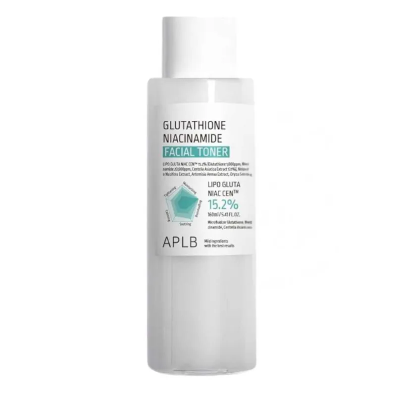 Toner pentru hidratare Glutathione Niacinamide, 160 ml, APLB — preț și oferte