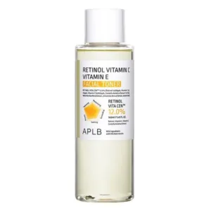 Lotiune tonica faciala cu Retinol, Vitamina C si Vitamina E, 160 ml, APLB