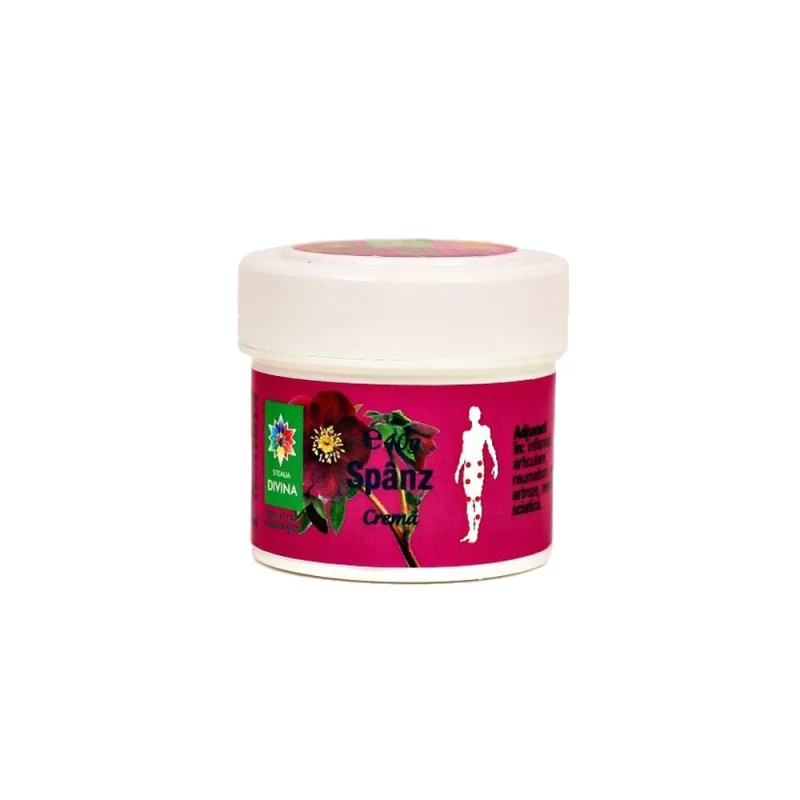 Crema naturala cu spanz, 40g, Steaua Divina — preț și oferte