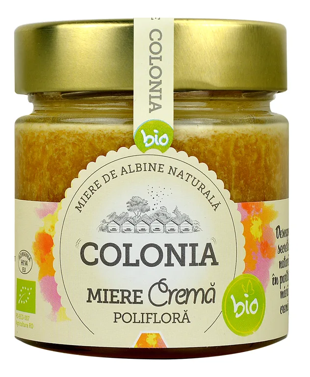 Miere crema poliflora Bio, 270g, Colonia — preț și oferte