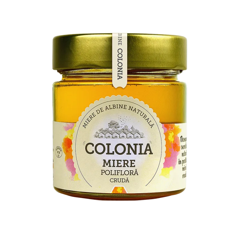 Miere poliflora cruda, 270g, Colonia — preț și oferte