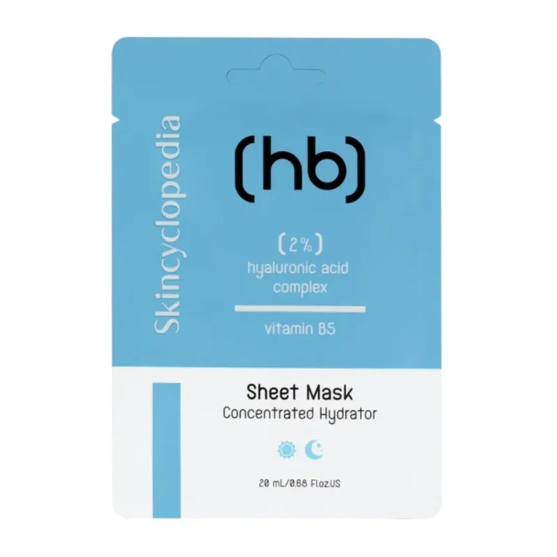 Masca de fata tip servetel cu acid hialuronic si vitamina B5, 20ml, Skincyclopedia — preț și oferte
