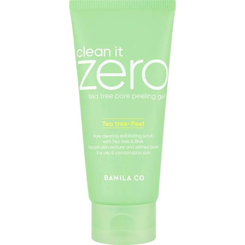 Clean It Zero Tea Tree Pore Peeling Gel exfoliant cu BHA, 120 ml, BANILA CO — preț și oferte
