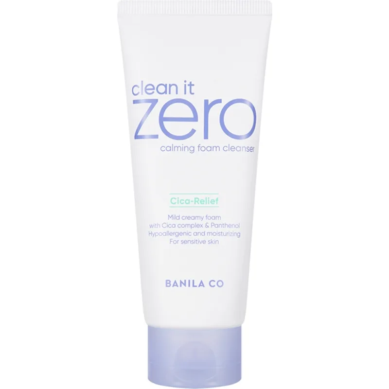 Clean It Zero Calming Foam Cleanser, spumă de curățare calmantă, 150 ml, BANILA CO — preț și oferte