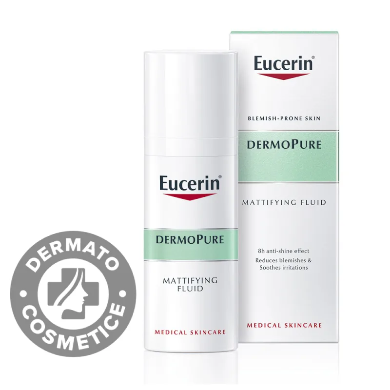 Fluid matifiant DermoPure, 50ml, Eucerin — preț și oferte