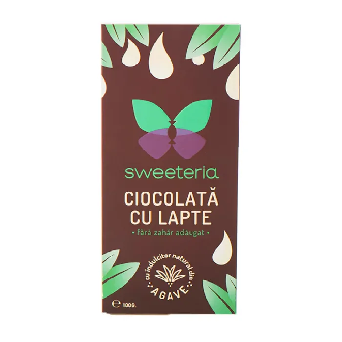Ciocolata cu lapte si 40% cacao 100g, Sweeteria — preț și oferte