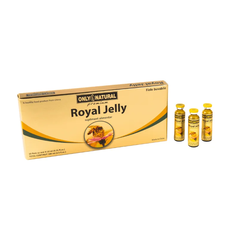 ON Royal Jelly, 300 mg, 10 fiole, 10 ml ONLY NATURAL — preț și oferte