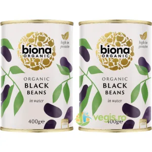 Pachet Fasole Neagra Ecologica/Bio 400g+400g