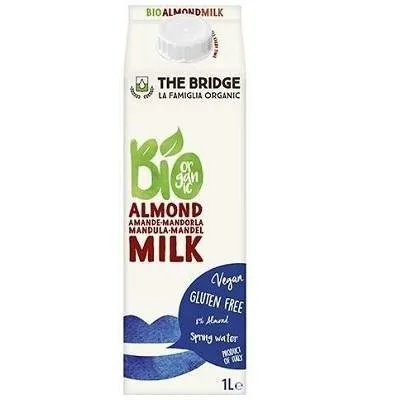 Lapte vegetal bio de migdale, 1l, The Bridge — preț și oferte