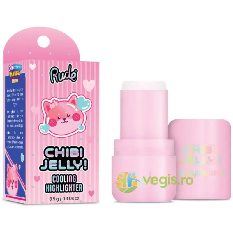 Iluminator cu Efect Racoritor Chibi Jelly! Nuanta Suki 8.5g RUDE COSMETICS — preț și oferte