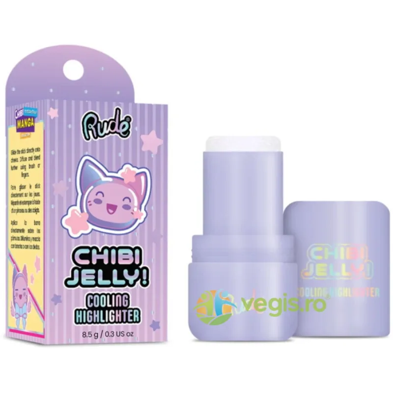 Iluminator cu Efect Racoritor Chibi Jelly! Nuanta Sora 8.5g RUDE COSMETICS — preț și oferte