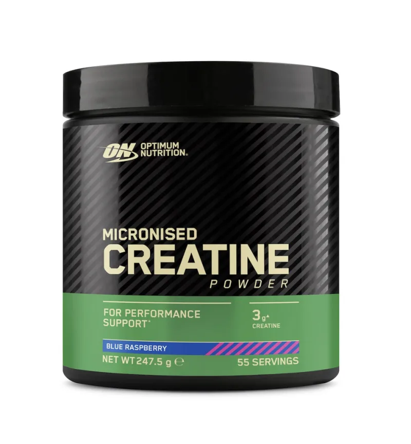 Creatina monohidrata micronizata cu aroma de zmeura, 247.5g Optimum Nutrition — preț și oferte