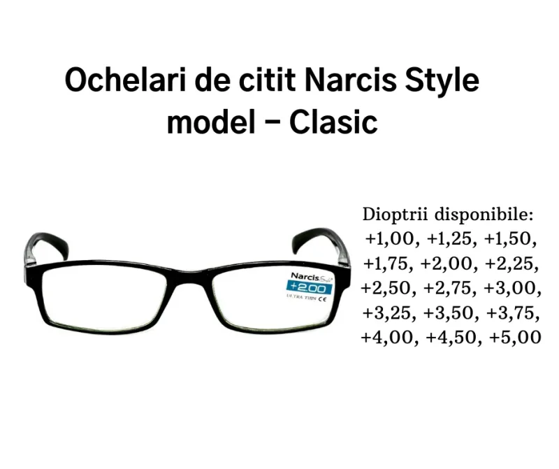 Narcis  style ochelari clasici de citit 2,75+ X 1 buc. Pansiprod — preț și oferte