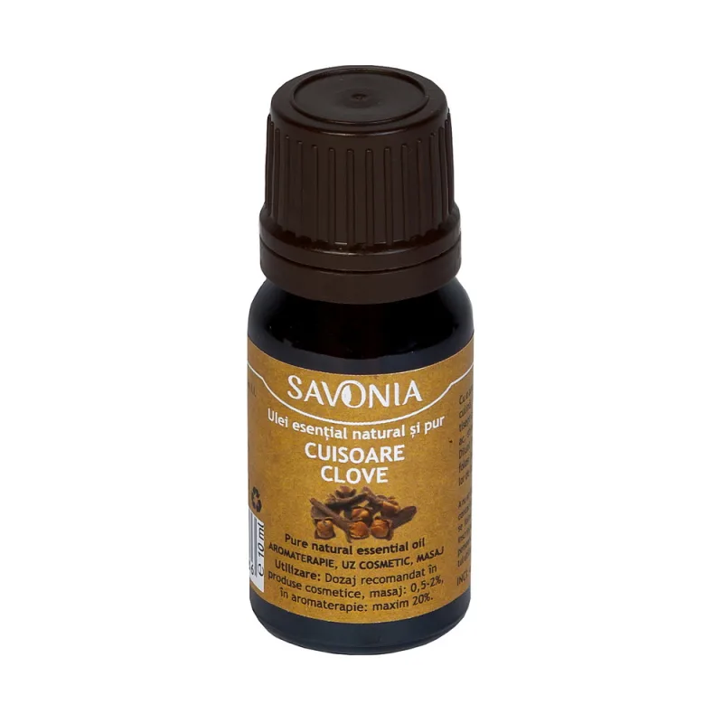Ulei esential natural si pur de cuisoare, 10ml, Savonia — preț și oferte