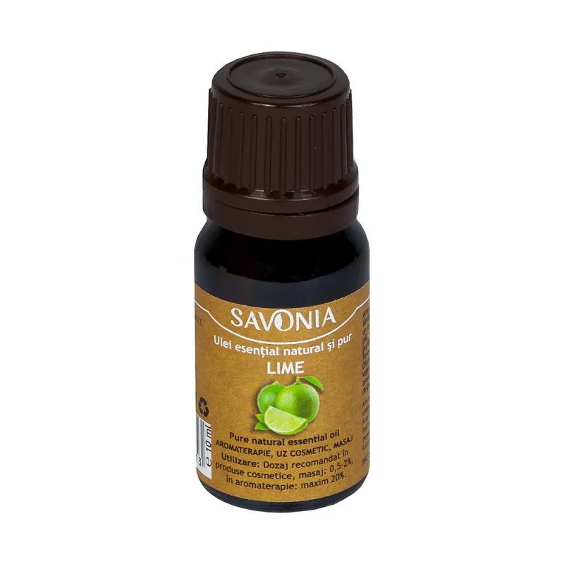 Ulei esential natural si pur de lime, 10ml, Savonia — preț și oferte