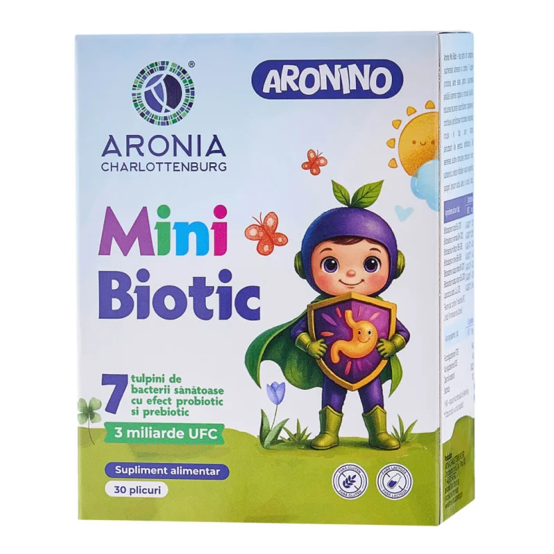 Mini Biotic, Aronino, 30 plicuri, Aronia Charlottenburg — preț și oferte