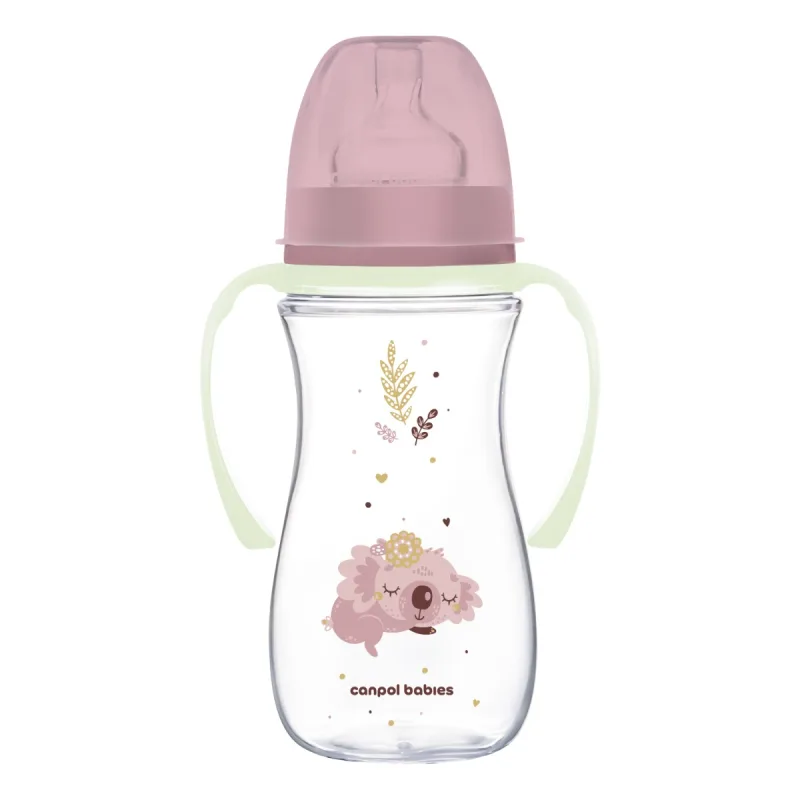 Biberon anticolici cu gat larg Sleepy Koala 35/238_PIN, 300ml, Canpol babies — preț și oferte