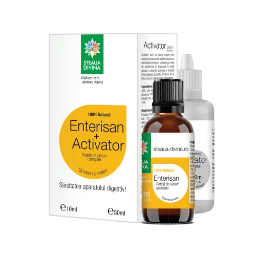 Pachet Enterisan 10ml + Activator 50ml, Steaua Divina — preț și oferte