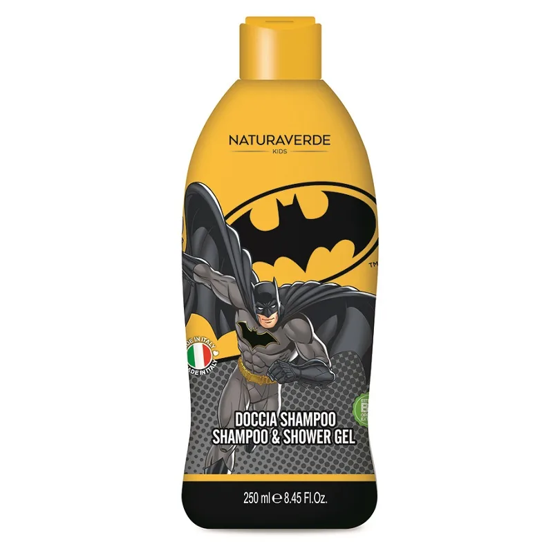 Sampon si gel de dus cu galbenele si musetel Batman, 250ml, Naturaverde — preț și oferte