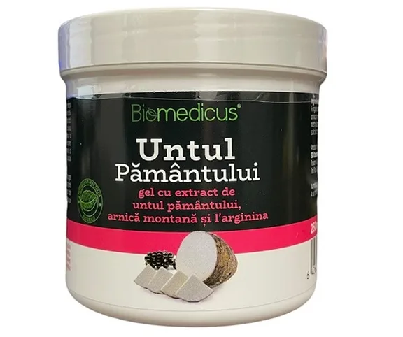 Untul Pământului + Arnică + L-Arginină, 250 ml, Biomedicus — preț și oferte