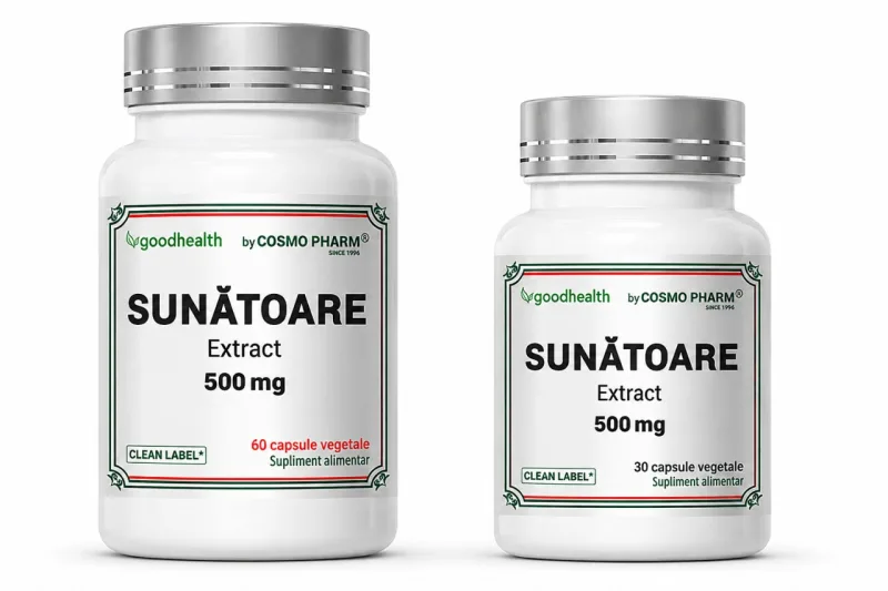 Sunătoare Extract 500 mg, 60 + 30 Capsule, Cosmopharm — preț și oferte