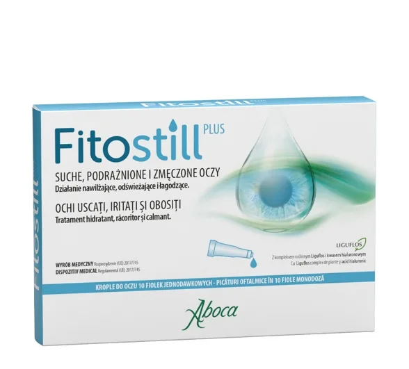 Picături pentru ochi Fitostill Plus, 10 monodoze, Aboca — preț și oferte