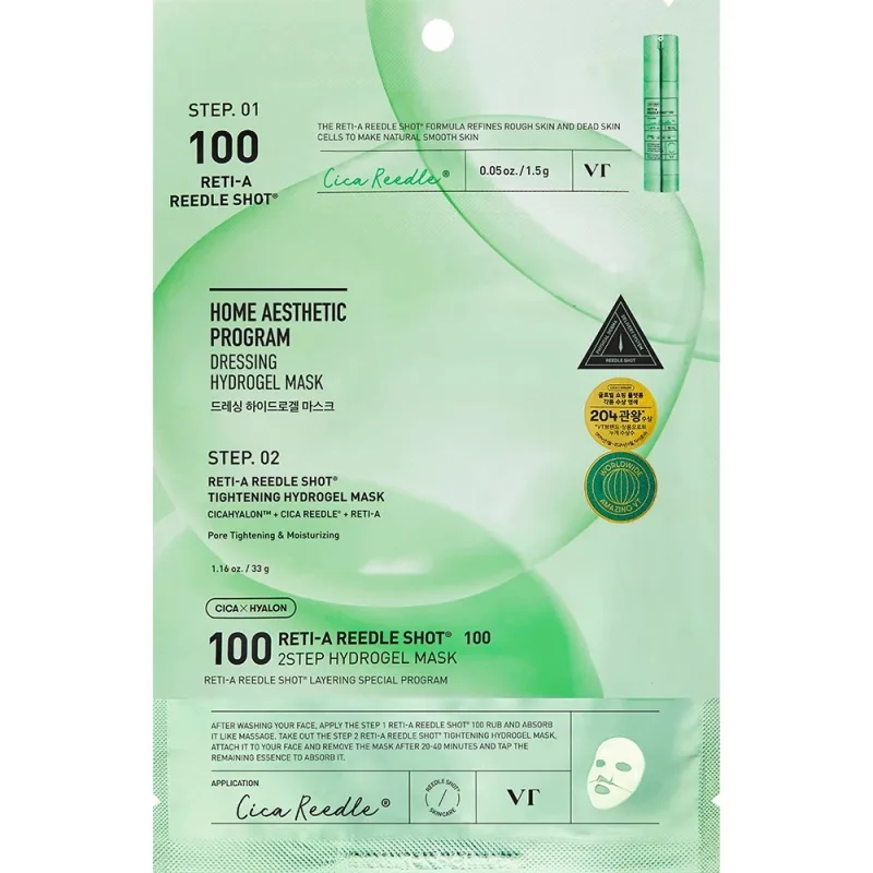 VT COSMETICS Reti-A Reedle Shot 100 Step 2 Hydrogel Mask, 33 g + 1,5 g — preț și oferte