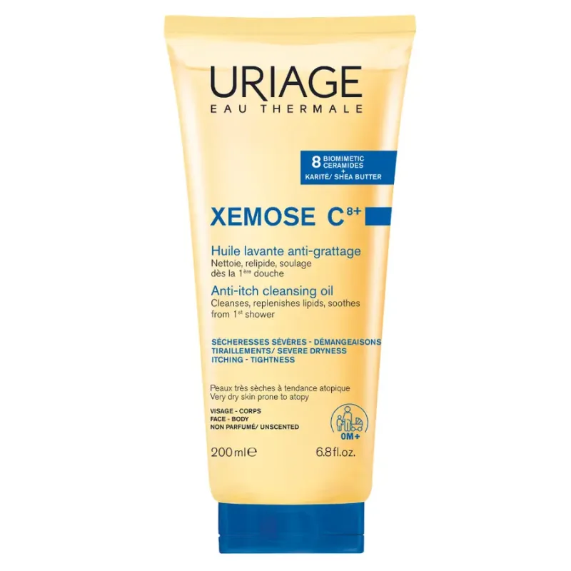 Uriage Xemose C8+ ulei de curatare anti-prurit 200ml — preț și oferte