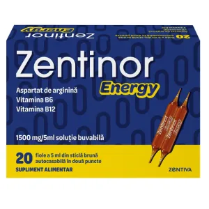 Zentinor Energy fiole buvabile 20 flacoane