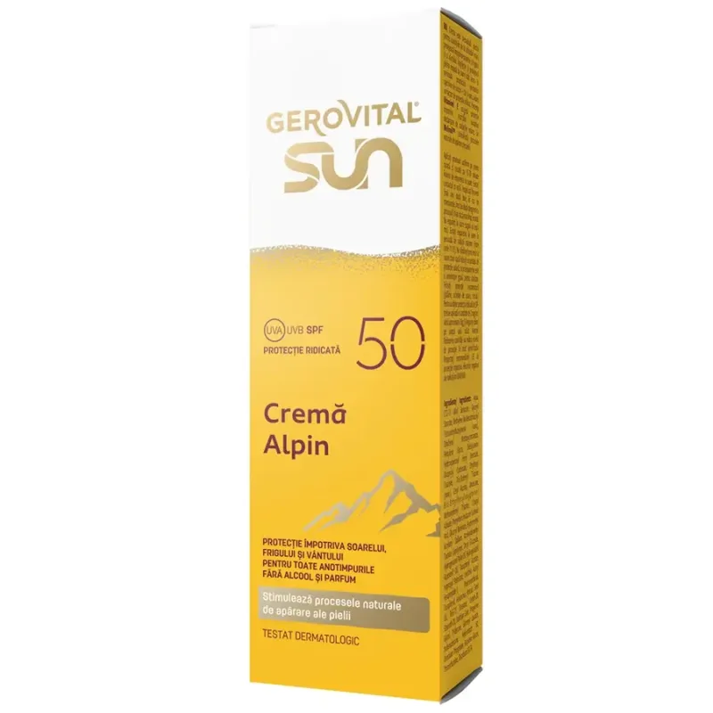 Gerovital Sun crema Alpin SPF50 50ml — preț și oferte