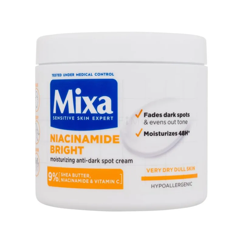 Crema hidratanta & anti-pete pigmentare pentru fata, corp si maini, 400ml, Mixa — preț și oferte