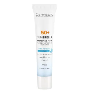 Protectie solara cu SPF 50+ pentru fata matifianta Sunbrella, 40ml, Dermedic