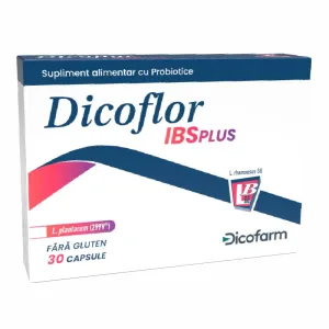 Probiotic pentru adulti IBS Plus, 30 capsule, Dicoflor