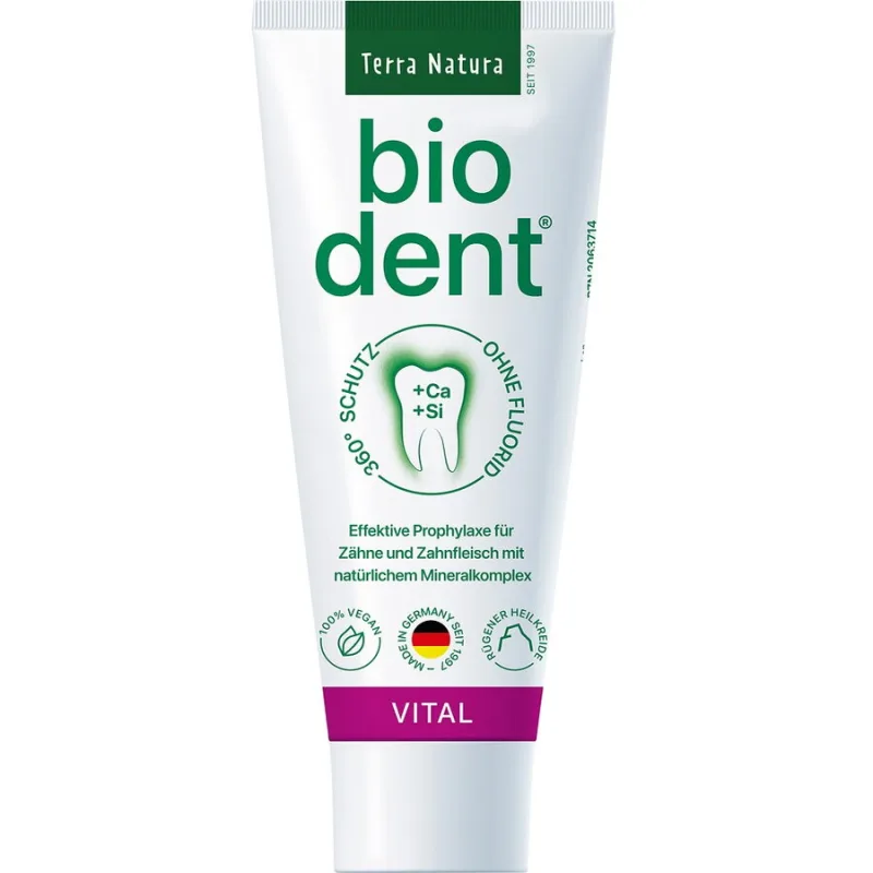 Pasta de Dinti cu Menta Biodent Vital 75ml Terra Natura — preț și oferte
