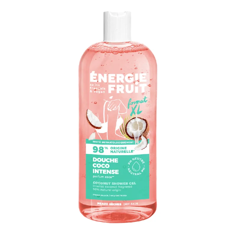 Gel de dus nutritiv cu Ulei de Cocos, 500 ml, Energie Fruit — preț și oferte