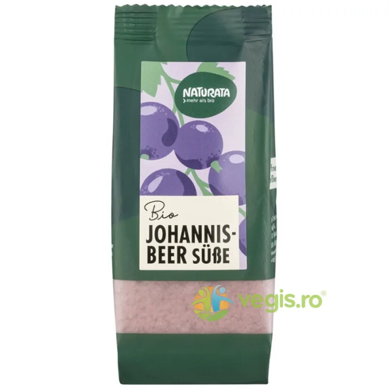 Indulcitor Pudra din Orez si Coacaze Negre Ecologic/Bio 60g NATURATA — preț și oferte