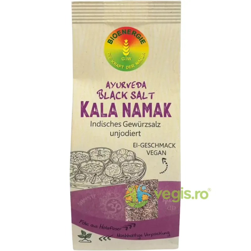 Sare Neagra Fina Condimentata Neiodata Ayurveda Kala Namak 200g BIOENERGIE — preț și oferte