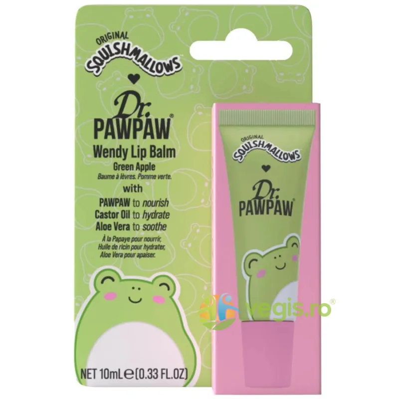Balsam de Buze cu Extract de Papaya, Ulei de Ricin si Aloe Vera cu Aroma de Mar Verde 10ml Dr.PAWPAW — preț și oferte