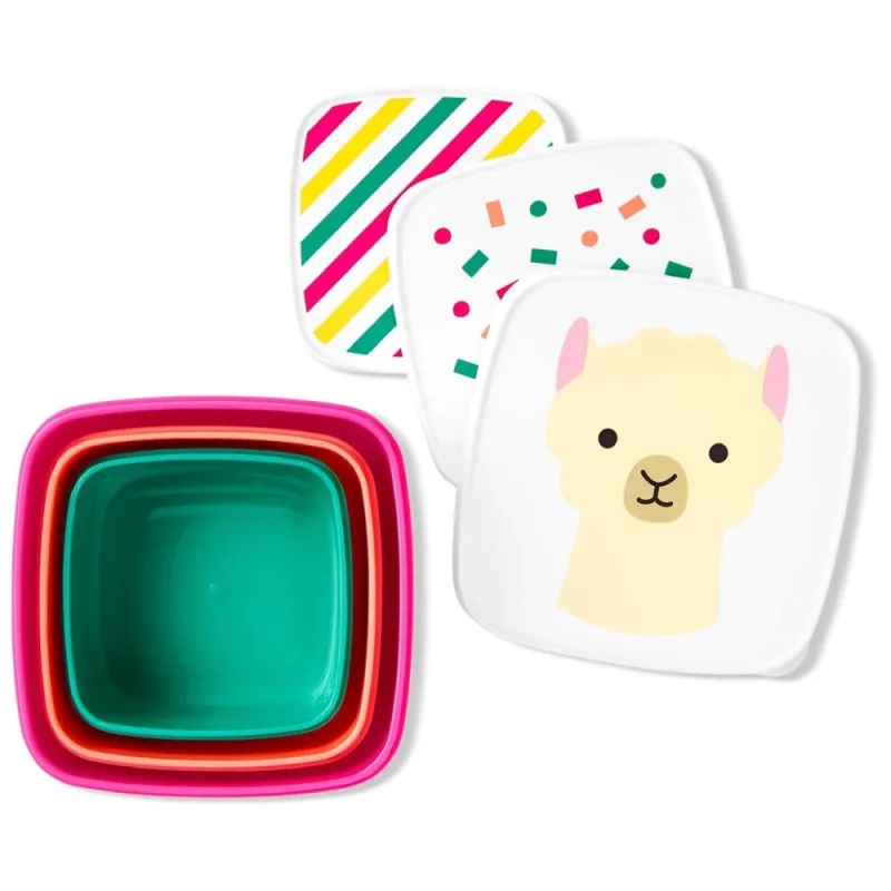 Set cutii pentru pranz Zoo Lama, 3 bucati, Skip Hop — preț și oferte