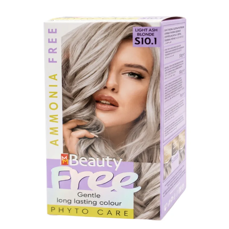 Vopsea de par fara amoniac S10.1 Blond cenusiu deschis, MM Beauty Free| 110 g SOLVEX COSMETICS INFINITY — preț și oferte