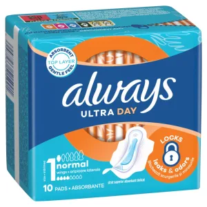 Absorbante Ultra Day Normal, 10 bucati, Always