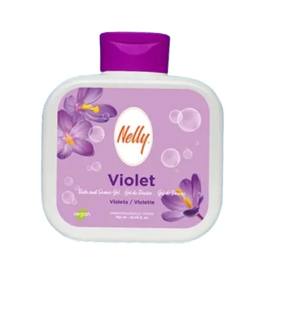 Gel de dus cu aroma de violete, 750ml, Nelly — preț și oferte