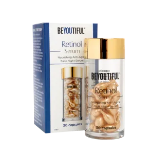 Ser pentru fata cu retinol, 30 capsule, Beyoutiful