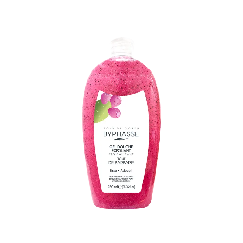 Gel de dus exfoliant cu Cactus, 750ml, Byphasse — preț și oferte