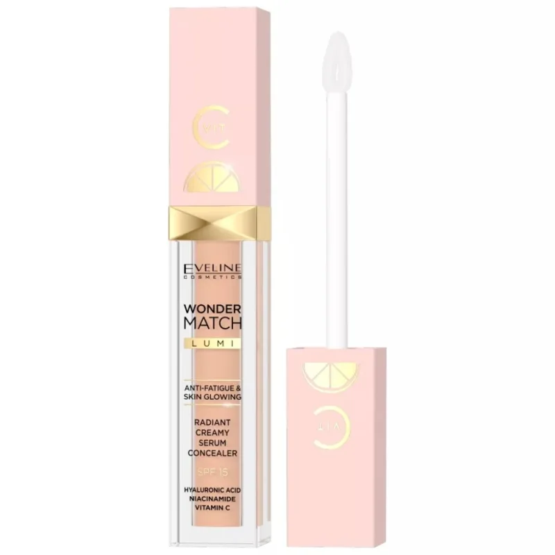 Corector Wonder Match Lumi cu vitamina C NO 20 Warm, 6.8ml, Eveline Cosmetics — preț și oferte