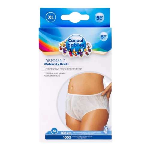 Chiloti postnatali de unica folosinta marimea XL, 5 bucati, Canpol babies — preț și oferte