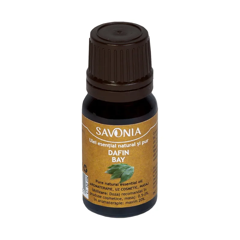 Ulei esential natural si pur de dafin, 10ml, Savonia — preț și oferte