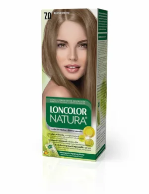 Vopsea de par permanenta Natura Nr. 7.0, 110ml, Loncolor
