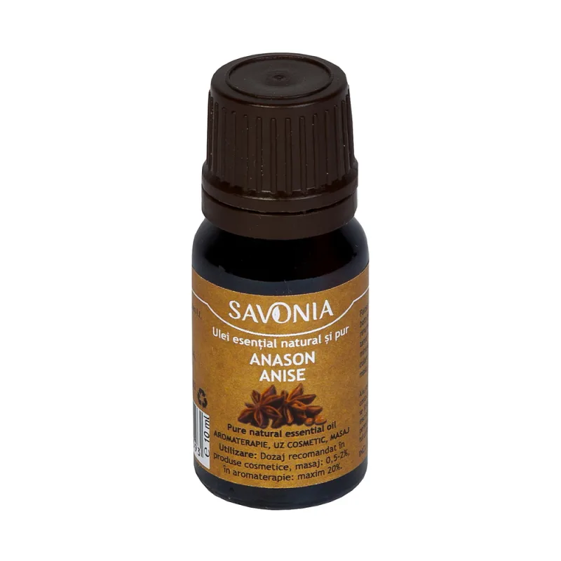 Ulei esential natural si pur de anason, 10ml, Savonia — preț și oferte